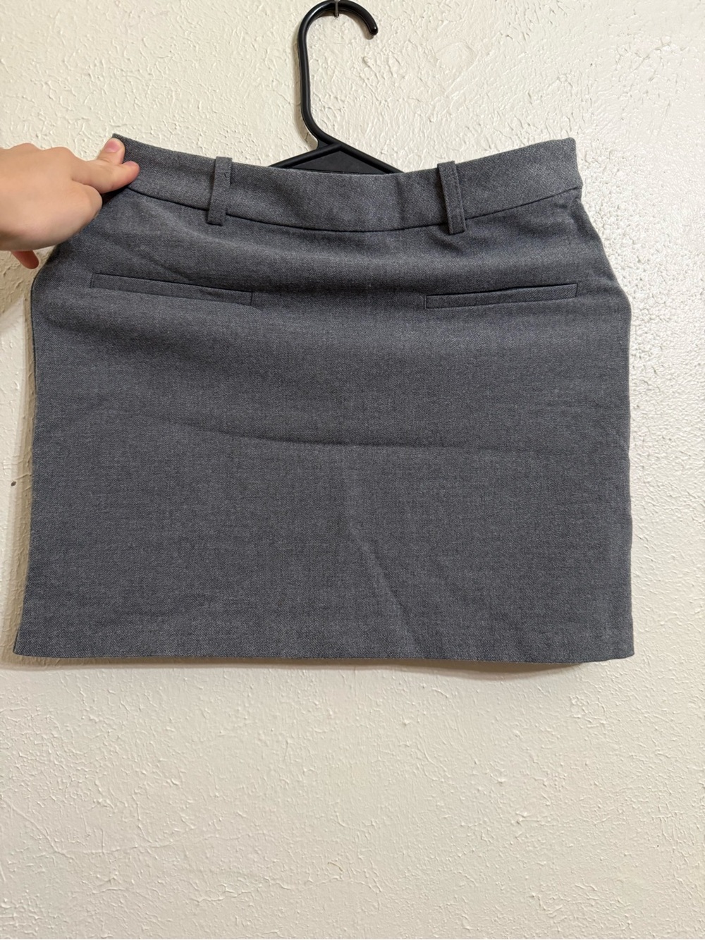 H&M Charcoal Gray Mini Skirt